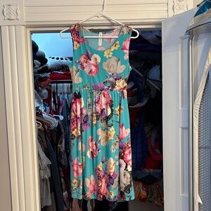 Floral Sleeveless Dress